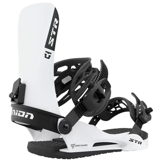 Fixations de snowboard Union STR White 2024