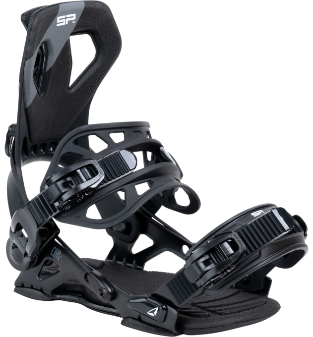 Fixations de snowboard à entrée arrière SP Core Multientry Black