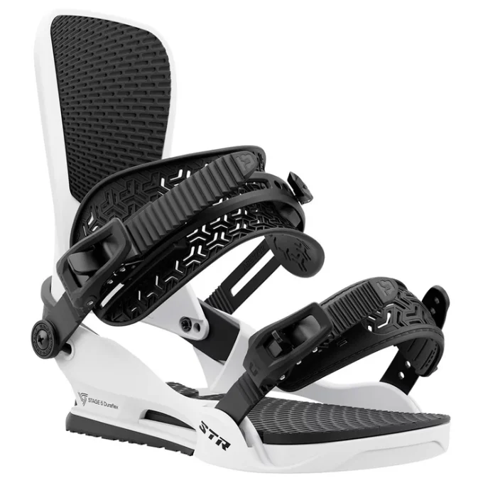 Fixations de snowboard Union STR White 2025