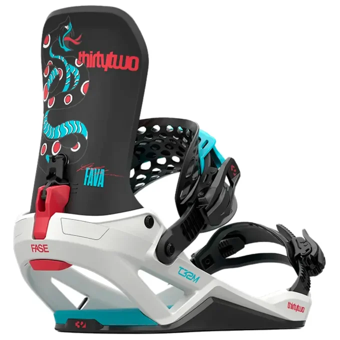 Fixations de snowboard à entrée rapide Thirty Two T32M FASE x Pat Fava