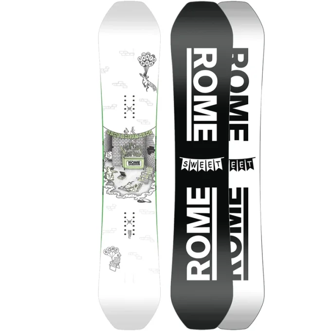 Pack snowboard Rome Party Mod 156 + Fixations Bataleon Chaos M/L