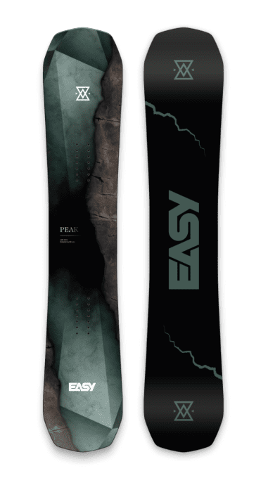 Pack snowboard Easy Peak 154 + Fixations Union Strata Black M