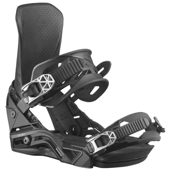 Fixations de snowboard Salomon District Black 2025 